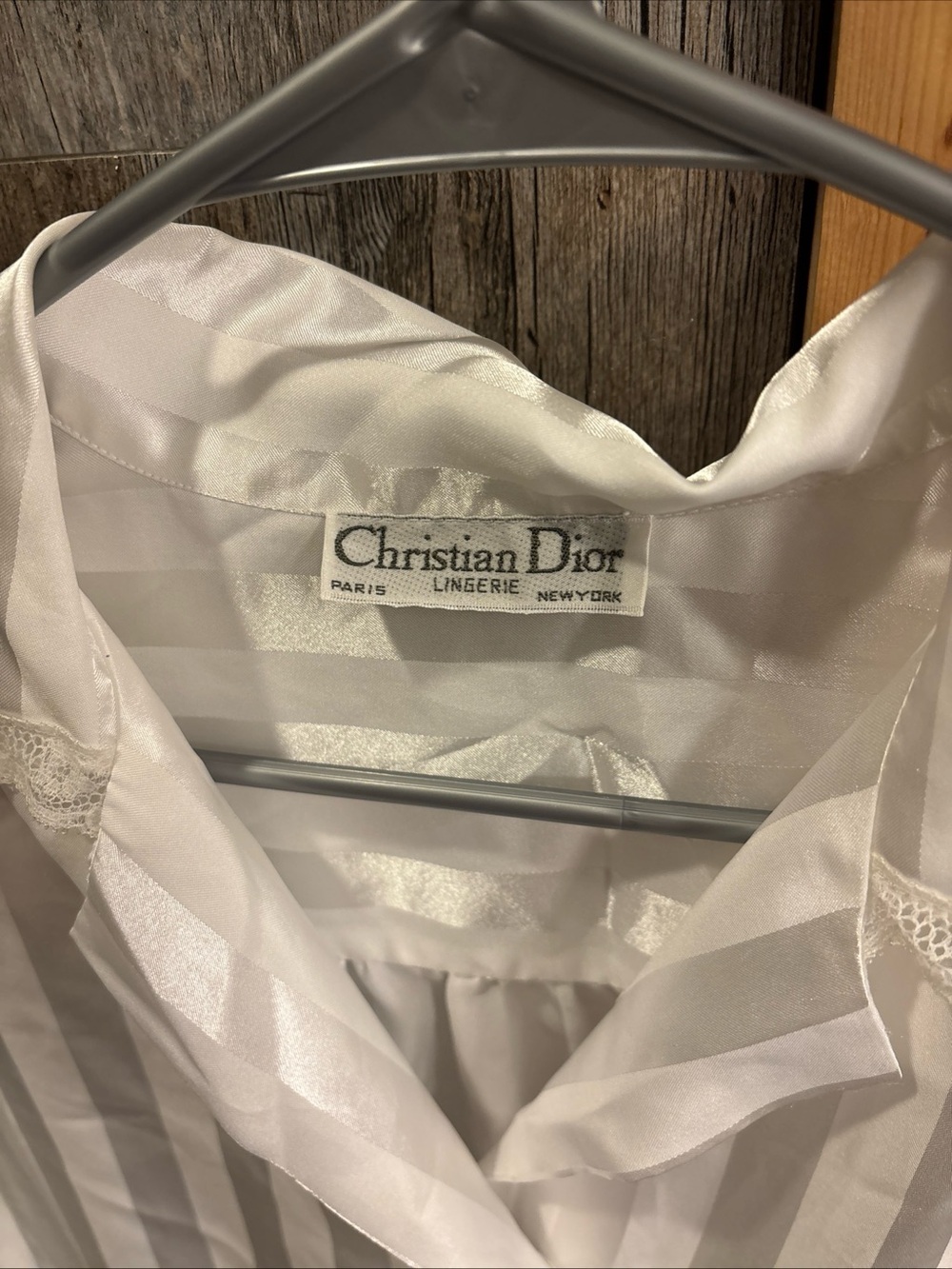 Satin Christian Dior sleep shirt!